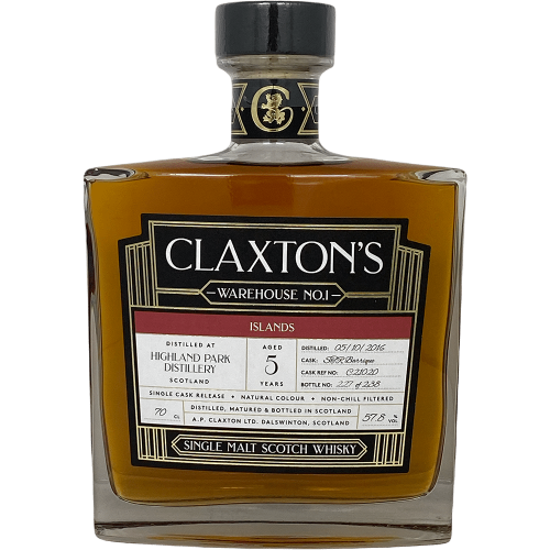 Claxton's Highland Park 5Y cask strength 57.8% - Fadandel.dk
