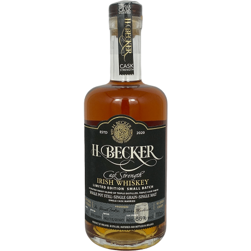 H. Becker Cask Strength Whiskey 65% - Fadandel.dk
