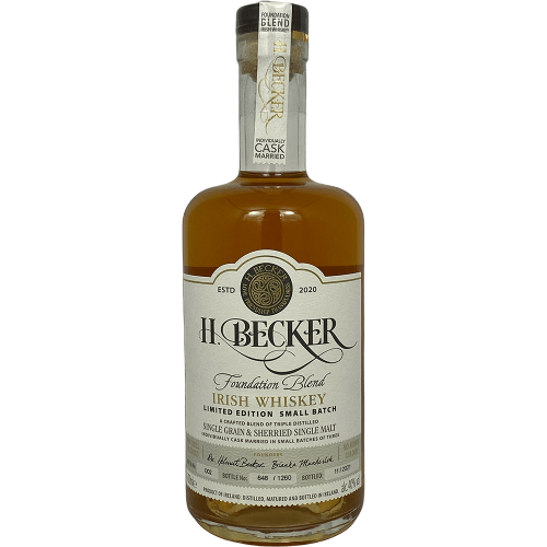 H. Becker Irish Whiskey Foundation Blend 40% - Fadandel.dk