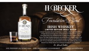 H. Becker Irish Whiskey Foundation Blend 40% Folder 01 - Fadandel.dk