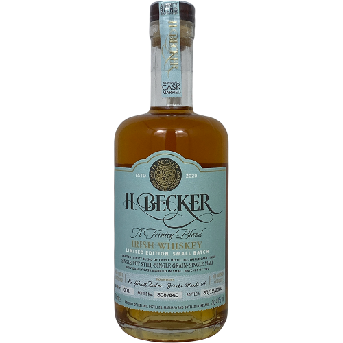 H. Becker Irish Whiskey Trinity Blend 40% - Fadandel.dk