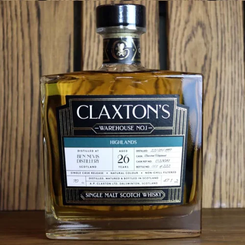 Ben Nevis 26 year (Bourbon Hogshead) 47.1% Claxton's WH No 1 BG - Fadandel.dk