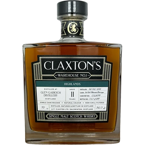 Glen Garioch 11Y (Moscatel Barrique) 56% Claxton's WH No 1 - bottle - Fadandel.dk