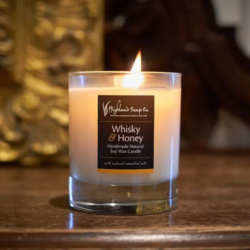 Whisky Honey Candle Evening Light - Fadandel.dk